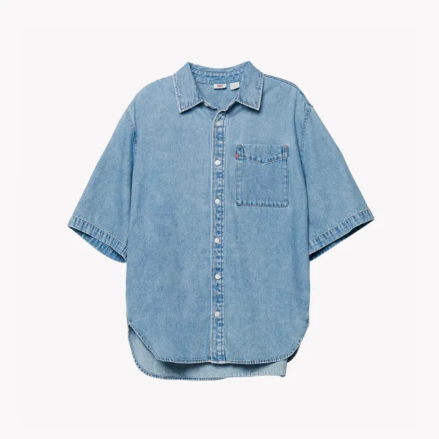 【LEVIS】男款 襯衫 短袖襯衫 牛仔襯衫 牛津襯衫 上衣 熱賣單品 002WR-0001