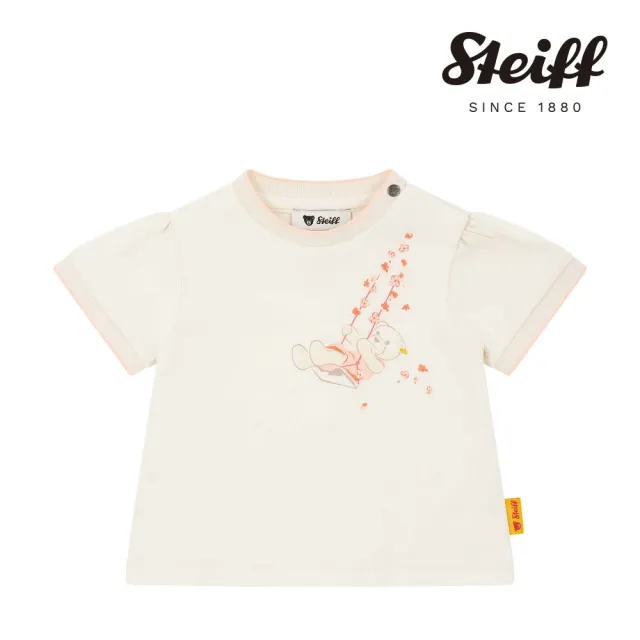 【STEIFF】熊頭童裝 印花短袖T恤衫(短袖上衣)