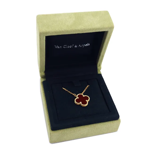 VAN CLEEF & ARPELS 梵克雅寶】梵克雅寶Vintage Alhambr 紅玉髓