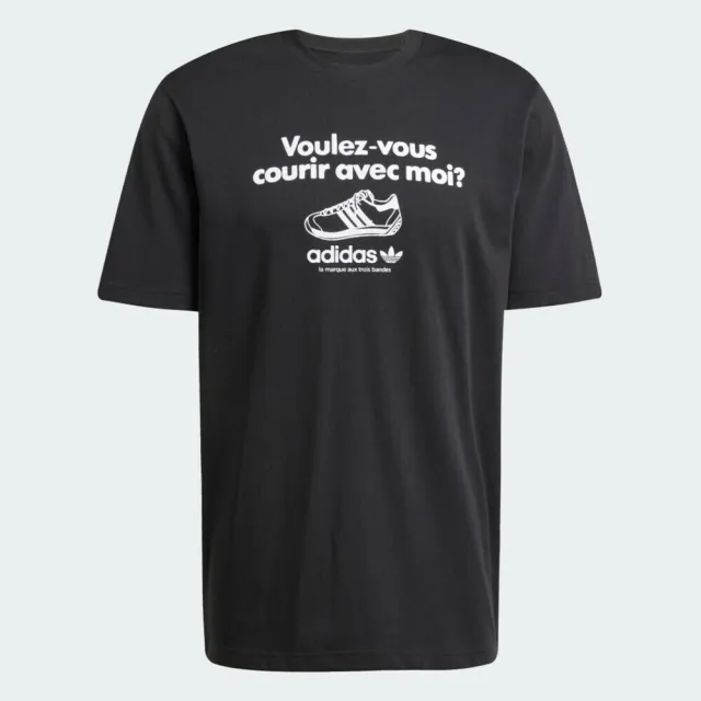 【adidas 愛迪達】Grfx Tee 男 T恤 運動上衣 休閒短袖 黑 亞版(JC8366)