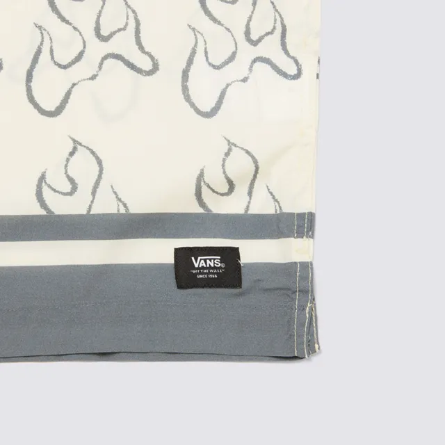 【VANS】官方旗艦 Blaze Border 白色短袖襯衫