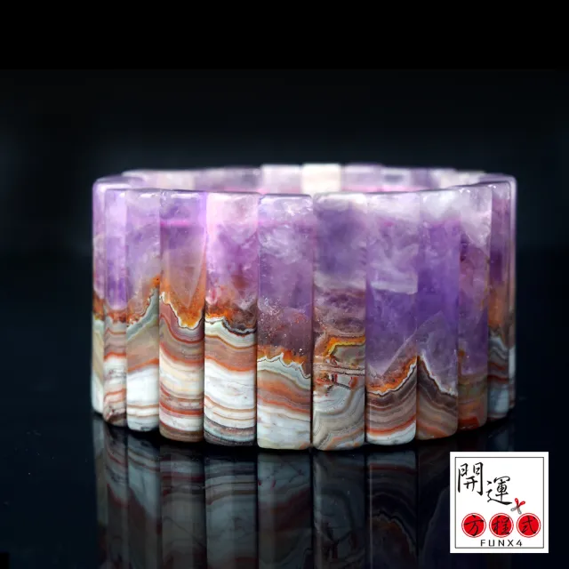 開運方程式】瑪瑙手排極光23紫水晶38mm絕版大面料(極光與瑪瑙完美結合