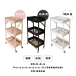 【享澄家居】全鐵製摺疊推車[sc2969](摺疊收納/三層推車/美髮/滾輪)