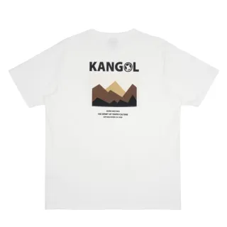 【KANGOL】短T 白色 山系LOGO 短袖 上衣 中性(6525100900)