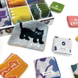 【Marushin 丸真】原廠正貨 日本製SOU SOU 京都新和風口袋小方巾(2入組)