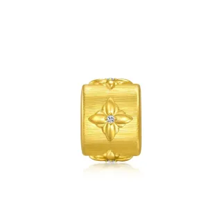 【點睛品】花漾閃耀 黃金鑽石串珠