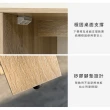 【Akira】極簡風低甲醛96x50層架書桌(電腦桌 辦公桌 工作桌 工具桌 書架 板厚1.6cm)