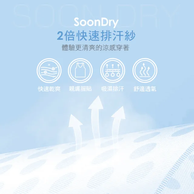 【MarCella 瑪榭】3件組-SoonDry吸排透氣坦克背心(男內著/男內衣/排汗/涼感/速乾/背心)