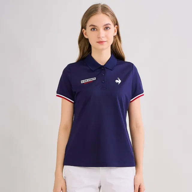 【LE COQ SPORTIF 公雞】短袖POLO衫 男女款-4色-LWV21941_LWV22941