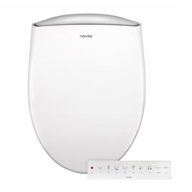 【韓國 novita 諾維達】瞬熱式遙控智慧洗淨便座 BD-NTW800 長型規格(無線搖控/暖風烘乾/強效除臭)