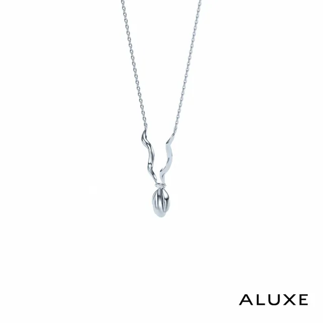【ALUXE 亞立詩】10K金 K金項鍊 鏤空貝殼 迪士尼 小美人魚系列 NNDL004