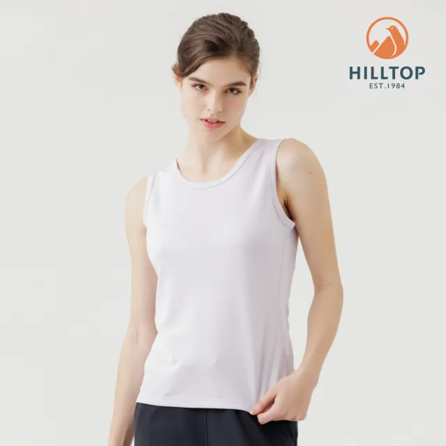 【Hilltop 山頂鳥】Polygiene抗菌吸濕快乾背心 女款 淺紫｜PS22XF04ECJ0