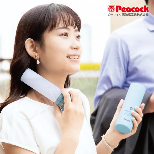 【Peacock 日本孔雀】急速降溫神器 消暑神器 不鏽鋼保冰杯+涼感冰柱 150ml鋼杯(任選)