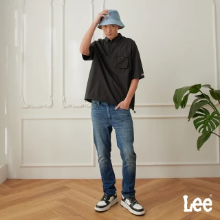 【Lee 官方旗艦】男裝 牛仔褲 / 涼感 709 低腰合身小直筒 深藍洗水 / JADE::AIR系列(LB517016757)