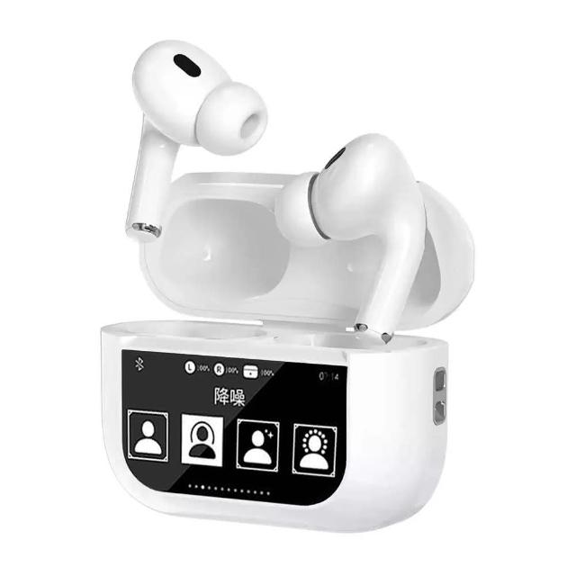 【ASPOR】智能彩色觸控螢幕無線藍牙耳機(ANC主動降噪/HiFi高音質)