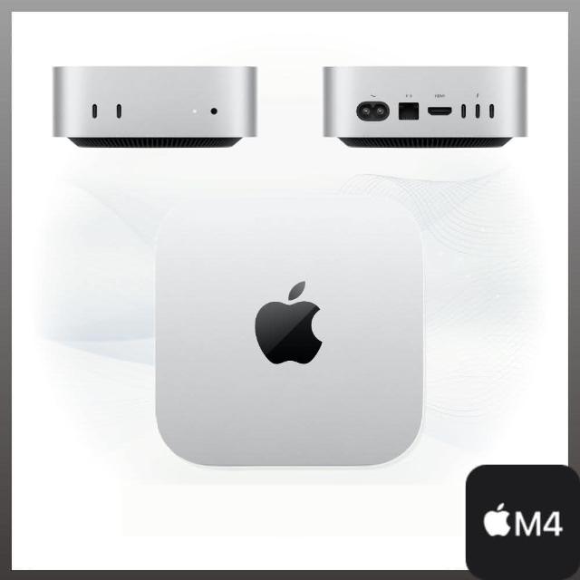 【Apple】Mac mini M4晶片 10核心CPU 10核心GPU 24G 512G SSD