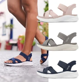 【SKECHERS】涼鞋 Ultra Flex 3 Slip-Ins 女鞋 守護地球系列 瞬穿科技 健走涼鞋 單一價(119975-NVY)