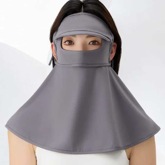 【LEEHER】騎車面罩/臉部防曬/防曬頭巾/帽子/女生帽子/防曬/面罩/防紫外線/透氣/護頸/凉感