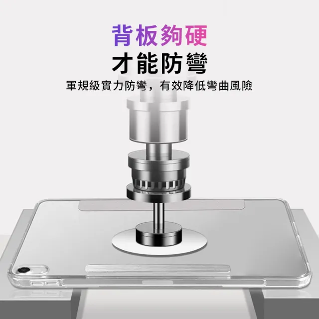 【YUNMI】iPad Air7/Air6/Air5/Air4 11吋 通用款 帶筆槽搭扣保護殼 Y折支架 平板保護套 智慧休眠防摔皮套