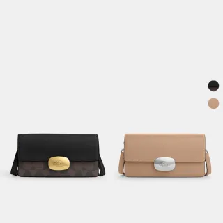 【COACH】蔻馳官方直營 LACEY經典Logo圓桶包/ELIZA斜背包-多色可選(CO991/CP045/CR183/CP044)