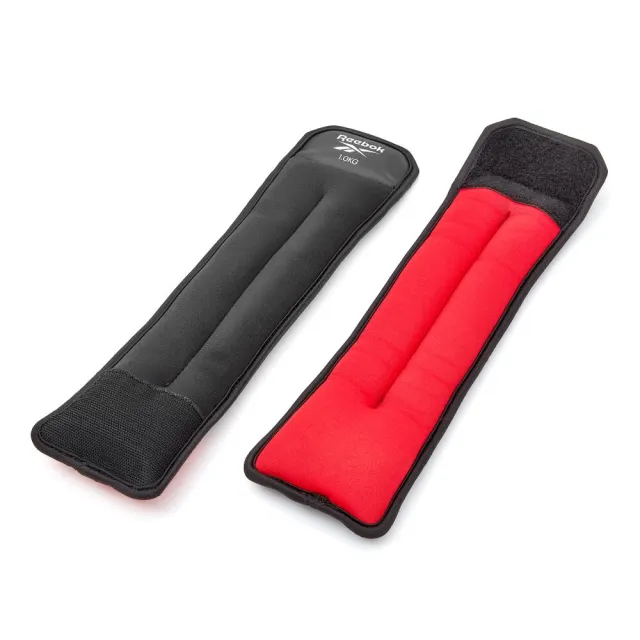 【REEBOK】Ankle Weights 腳踝負重環 - 1公斤 - 2入組(負重腳環、健身配件、運動配件)