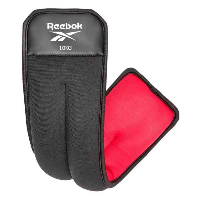 【REEBOK】Ankle Weights 腳踝負重環 - 1公斤 - 2入組(負重腳環、健身配件、運動配件)