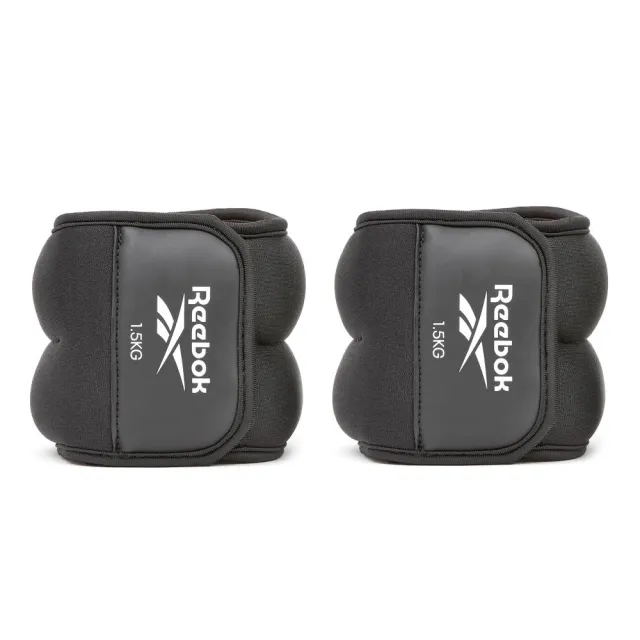 【REEBOK】Ankle Weights 腳踝負重環 - 1.5公斤 - 2入組(負重腳環、健身配件、運動配件)