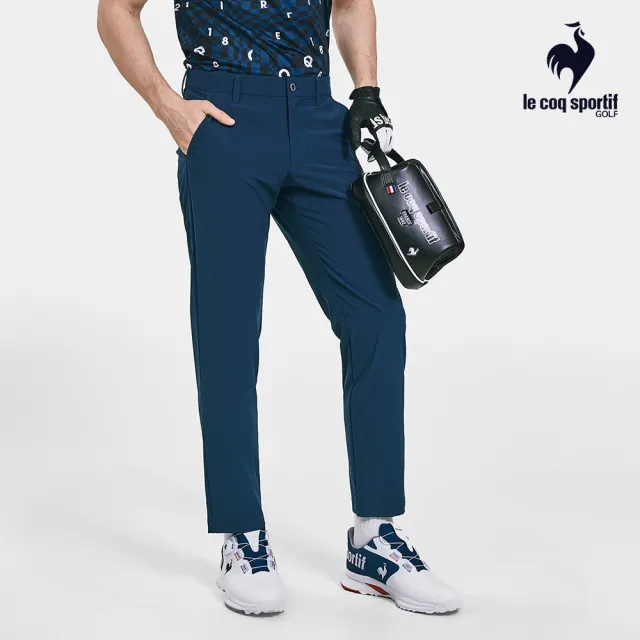 【LE COQ SPORTIF 公雞】高爾夫系列 男女款黑色磁吸式大容量收納包 QGV0J542