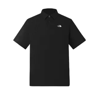 【The North Face】TNF 休閒 吸濕排汗POLO衫 M ADVENTURE POLO - AP 男 黑(NF0A8EY5JK3)