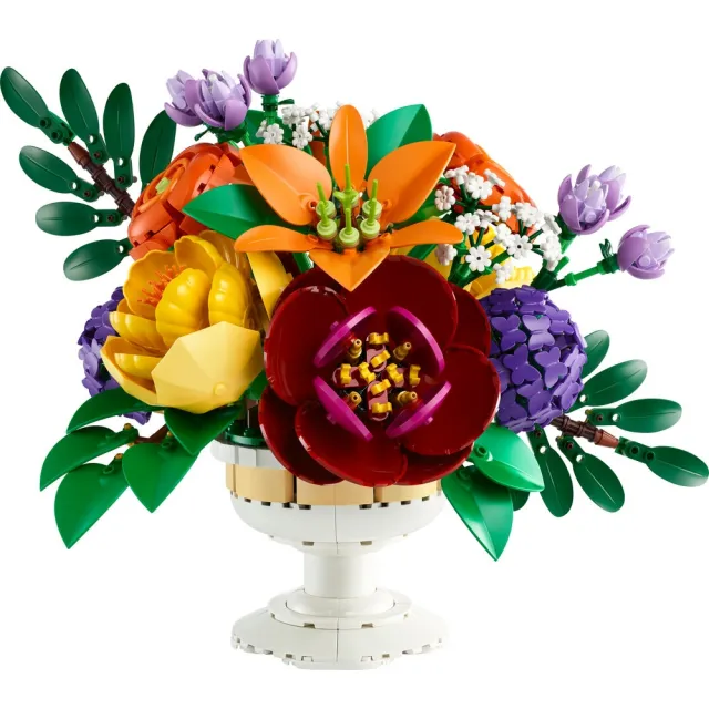【LEGO 樂高】Botanicals 10345 插花擺飾(花藝 居家擺設 積木 玩具模型 情人節禮物)