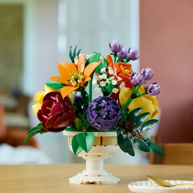 【LEGO 樂高】Botanicals 10345 插花擺飾(花藝 居家擺設 積木 玩具模型)