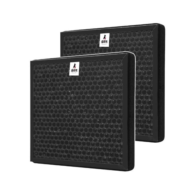 【Mitewithmom 蟎著媽】高效複合式濾網2入優惠組(適用 3M FD-Y160L FD-Y180L FD-Y200L 空氣清淨機 Y200-F)