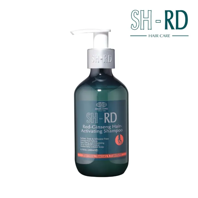 【SH-RD 史高師設】紅蔘豐髮活化洗髮精200ml(滋養活絡頭皮、豐髮活化、強健髮根、頭皮洗髮精)