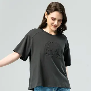 【BLUE WAY】女裝 LIZ大頭鋼印落肩 短袖 上衣- ETBOITE箱子