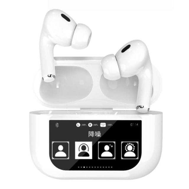 【ASPOR】ANC降噪 多功能智能彩色螢幕觸控 無線藍牙耳機