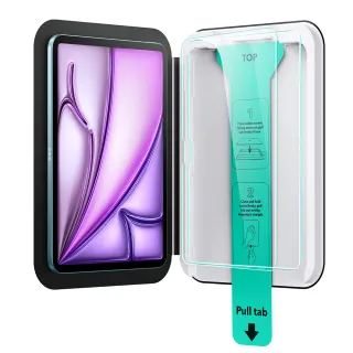 【ESR 億色】2024/2025 iPad Air 13 英吋 高清鋼化玻璃膜保護貼-2片裝-贈除塵秒貼盒 A3268/A3269/A3271