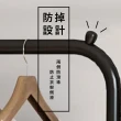 【VENCEDOR】附輪加粗雙桿落地掛衣架-150CM寬-2入組(衣帽架 吊衣架 掛衣架 曬衣架)