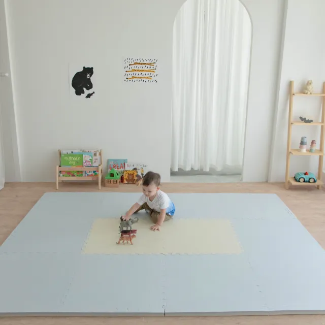 【PatoPato】嬰幼兒防摔地墊-60cm-4片/爬行地墊/防撞地墊/寶寶地墊/厚度3cm(加贈清潔液8ml*3包)