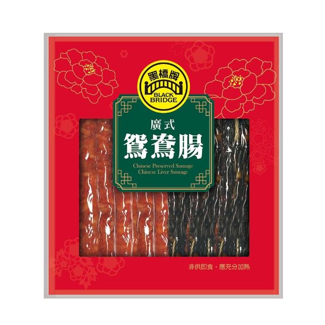 【黑橋牌】500g廣式鴛鴦腸-真空包3件組(廣式臘腸/肝腸/伴手禮/中秋送禮)