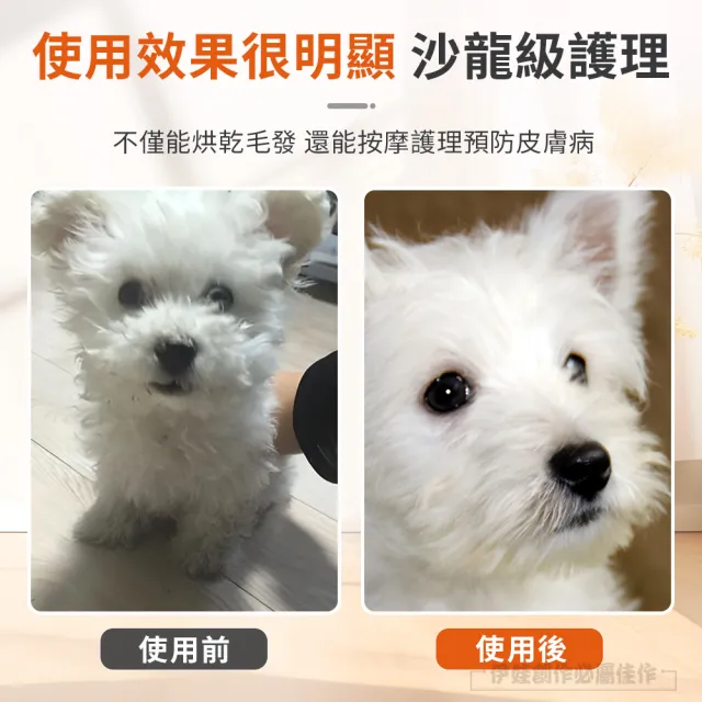 【IDREES 伊德萊斯】二合一寵物吹風機 吹水機 一鍵除毛清潔梳 寵物梳