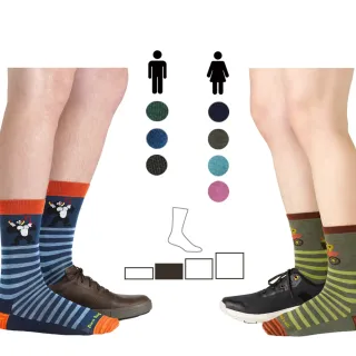 【Darn Tough】男女款 DT6066 DT6037美麗諾羊毛休閒襪 - 輕薄中筒襪(美國製造/休閒襪/日常穿搭/S-L)