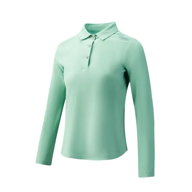 【HONMA 本間高爾夫】女款吸濕排汗長袖POLO衫 春夏季 日本高爾夫專業品牌(XS-L 淺綠 白色任選HWKC705R708)