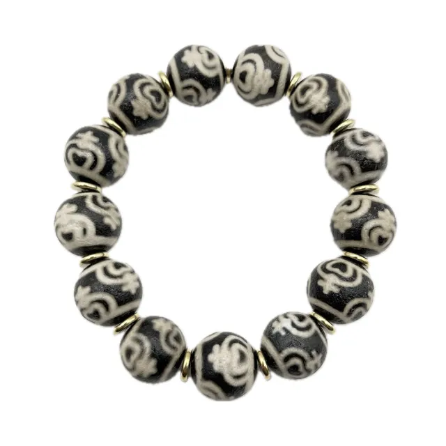 藏古祥館】寶瓶天珠手串D0005(天珠寶瓶平安吉祥) - momo購物網- 好評