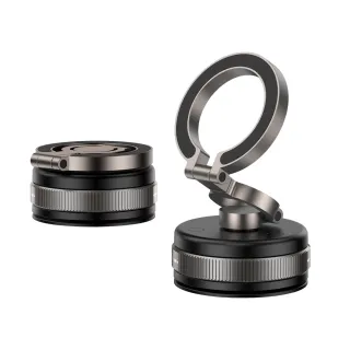 【ProTap】3軸真空磁吸手機支架(360度旋轉 車用 吸盤 導航 車載 自拍支架 萬向球 引磁環 小米有品)