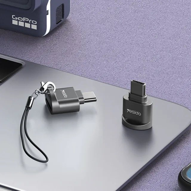 【MUAN】Type-C轉TF讀卡器 OTG轉接頭 手機讀取讀卡機 轉換器