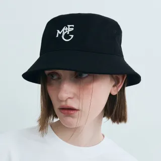 【MARITHE FRANCOIS GIRBAUD】官方旗艦 MFG字母漁夫帽(黑色)