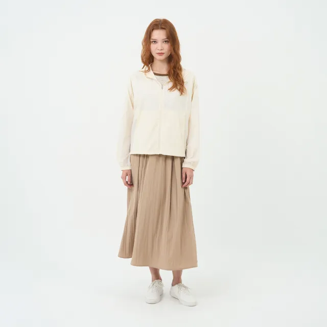 【GIORDANO 佐丹奴】女裝抗UV涼感連帽外套 G-Motion Tennis系列(03 奶白)