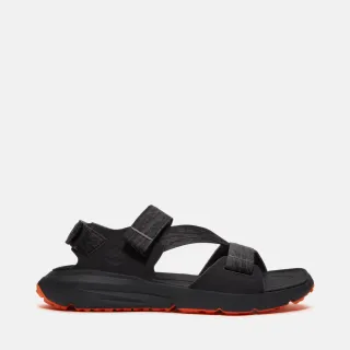 【Timberland 官方旗艦】男款黑色後扣式涼鞋(A6DPPETY)