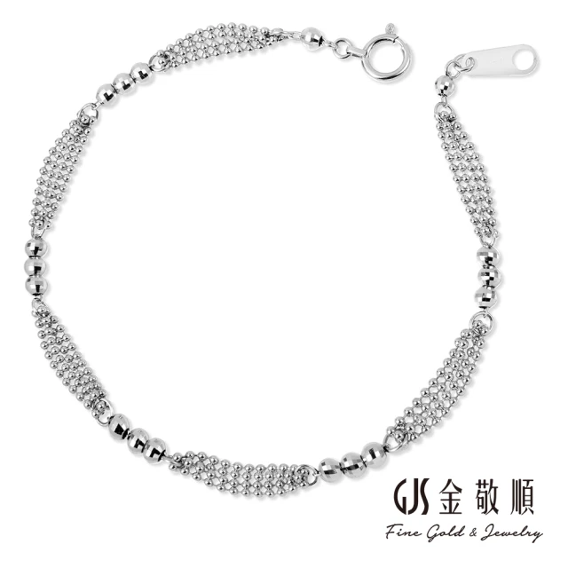 【GJS 金敬順】鉑金PT950鉑金手鍊蕾絲緞帶(鉑金重:0.90錢+-0.03錢)
