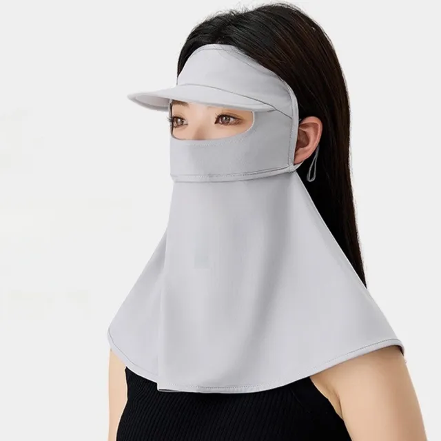 【KT DADA】臉部防曬 騎車面罩 帽子 防曬 面罩 防紫外線 透氣 防曬頭巾 護頸 防曬口罩 凉 